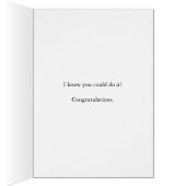 Congratulations with splashing wine (Inside (Right))