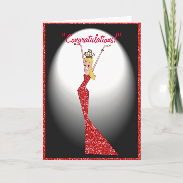 “Congratulations!” You’re a Super Star! Card (Front)