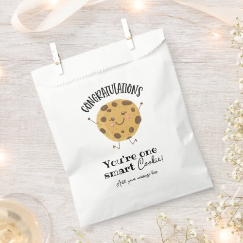 congratulations youre one smart cookie  favor bag