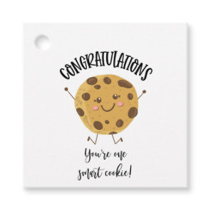 congratulations you're one smart cookie    favor tags
