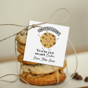 congratulations you're one smart cookie favor tags