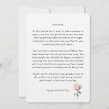 Congratulatory text for mom Happy Mother's Day