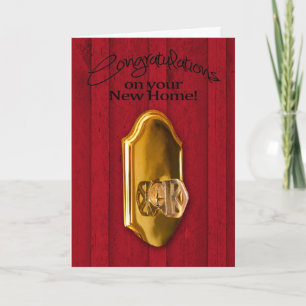 Congratultions - New Home Card