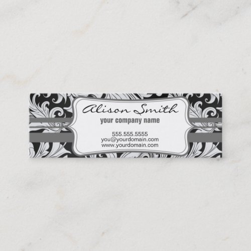 Congregation label victorian with business cards