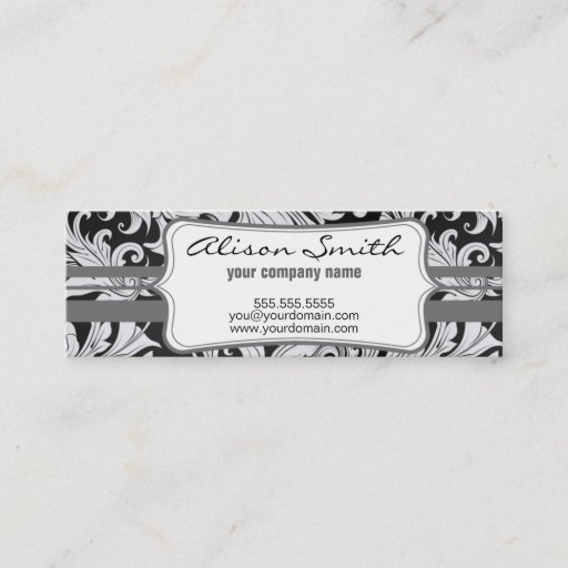 Customizable Congregation label victorian with business cards