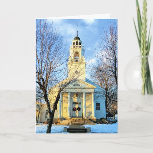 Congregational Church Hollis NH Holiday Card