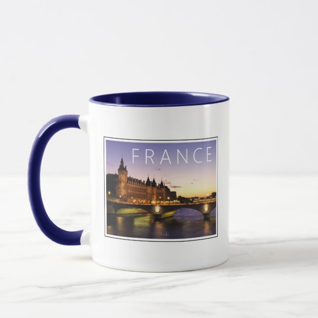 Congress at the River Seine | Paris, France Mug (Left)