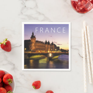 Congress at the River Seine   Paris, France Napkins