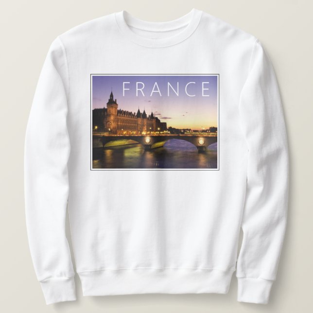 Congress at the River Seine | Paris, France Sweatshirt (Design Front)