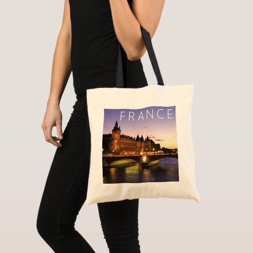 Congress at the River Seine  Paris France Tote Bag