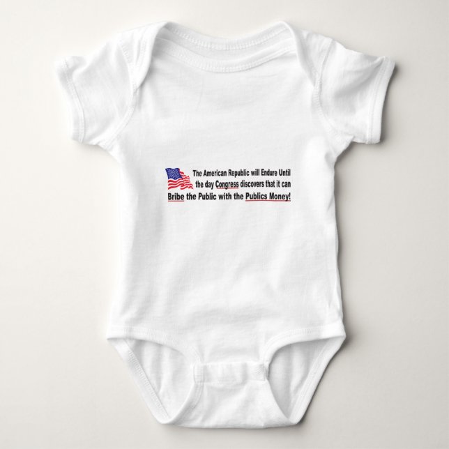 Congress-Bribe Baby Bodysuit (Front)