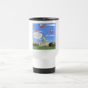 Congress & Gun Violence Talk When Pigs Fly Travel Mug