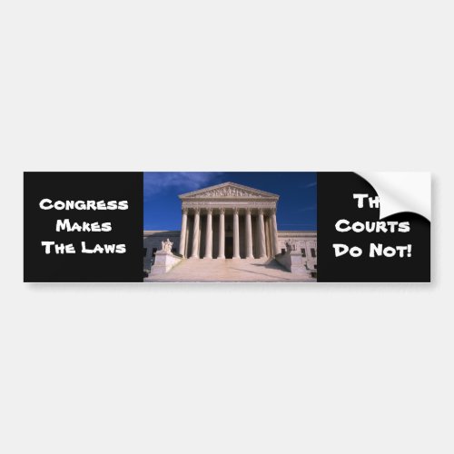 Congress Makes The Laws Bumper Sticker