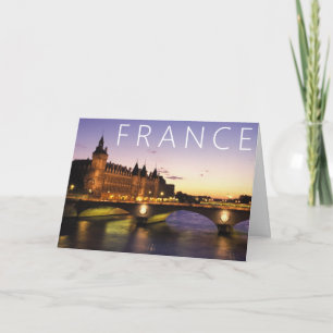 Congress Paris, France Thank You Card