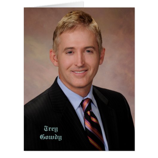 Congressman Trey Gowdy Cards (Front)