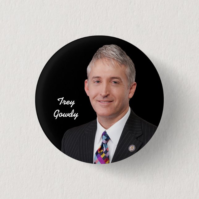 Congressman Trey Gowdy Pinback Button (Front)
