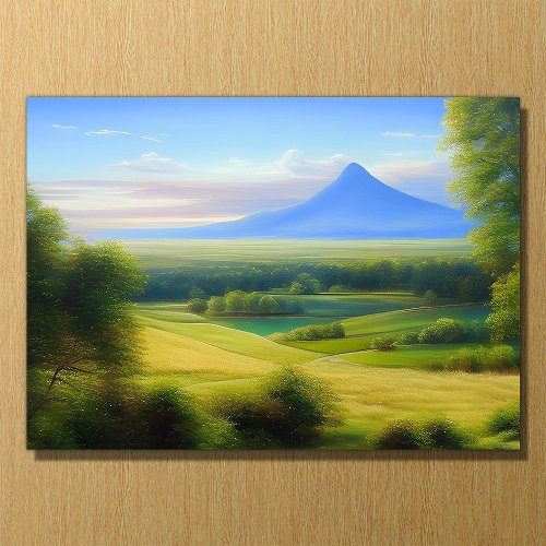 Conical Mountain on 14 x 10 Acrylic Print