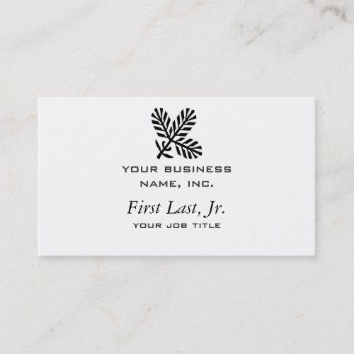 Conifer Branch Business Cards
