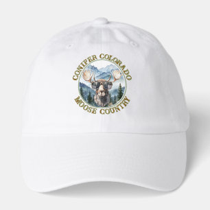 Conifer Colorado Moose Country Baseball Cap Hat