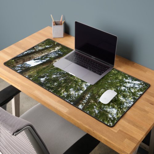 Conifer Forest Landscape Desk Mat