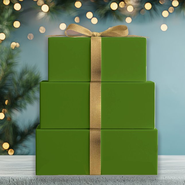 Conifer Green Wrapping Paper Sheets (Creator Uploaded)