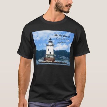 Conimicut Point  Lighthouse Ri  T-shirt by RenderlyYours at Zazzle