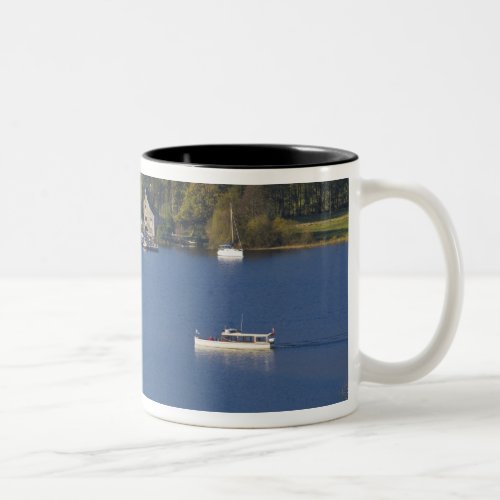 Coniston Water Lake District Cumbria England Two_Tone Coffee Mug