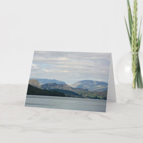 Coniston Water The English Lake District Card