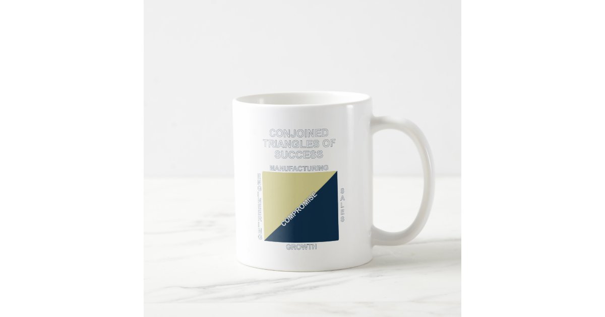 Triangle Cone Cup, Coffee Cup, Triangle Water Cup, Ceramic Coffee Cup,  Personalized Coffee Cup (Triangle Geometry) 