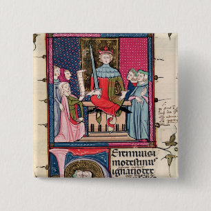 Conjugal Law, an adulterous wife appearing Pinback Button