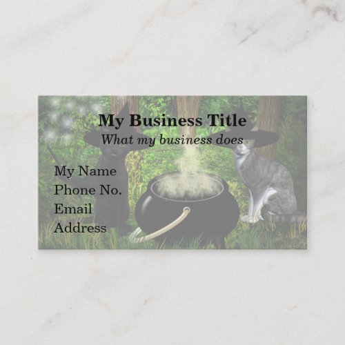 Conjuring Cats Business Card