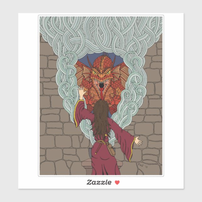 Conjuring the Dragon Sticker (Sheet)