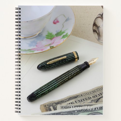 Conklin Nozac Penline Green 1937 Notebook