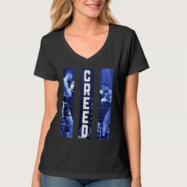 Conlan and Creed triptych blue T-Shirt (Front)
