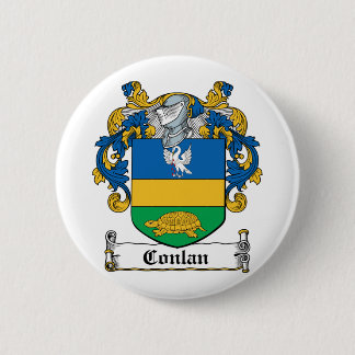 Conlan Family Crest Pinback Button