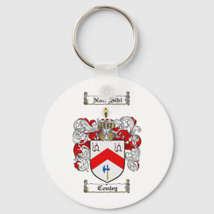 CONLEY FAMILY CREST - CONLEY COAT OF ARMS KEYCHAIN