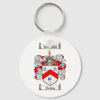 CONLEY FAMILY CREST -  CONLEY COAT OF ARMS KEYCHAIN