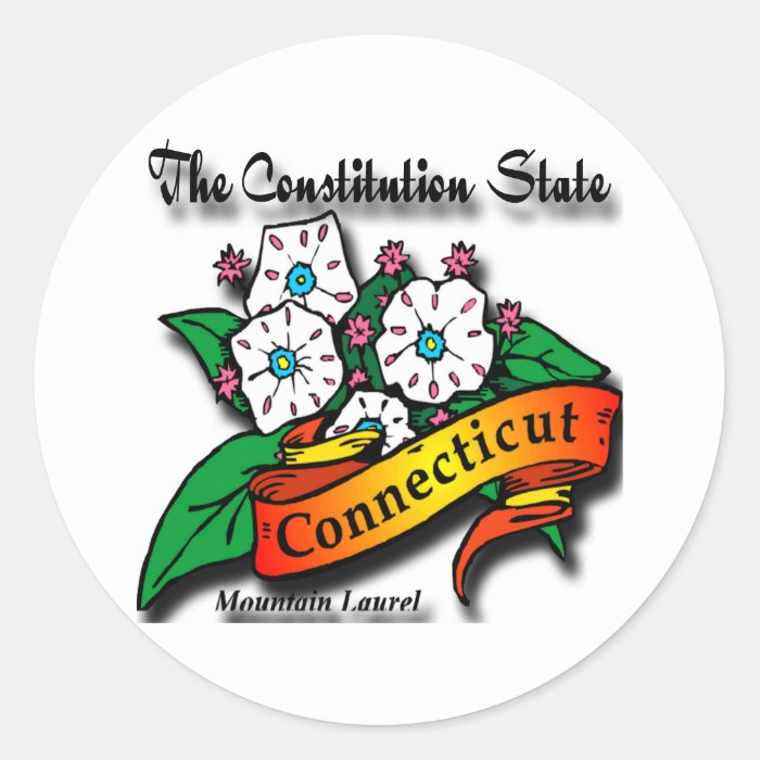 Conn Mountain Laurel Constitution State Sticker