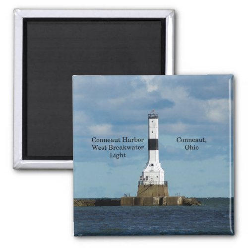 Conneaut Harbor West Breakwater Light magnet