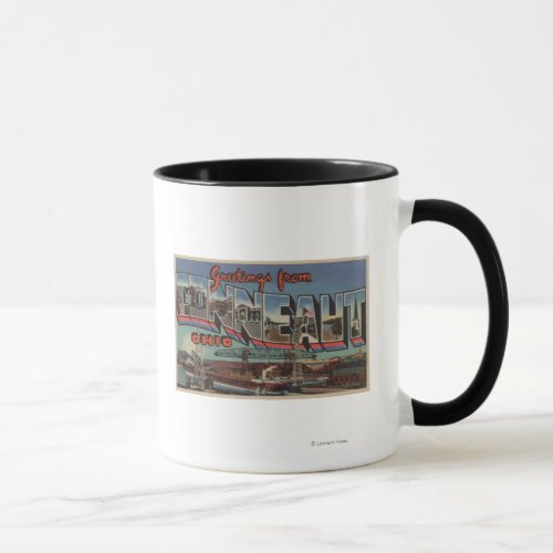 Conneaut Ohio _ Large Letter Scenes Mug