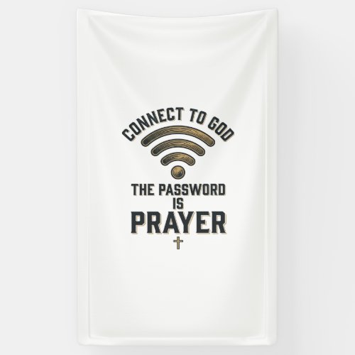 Connect to God Prayer Christian Vector Design_1 Banner