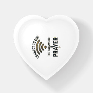Connect to God Prayer Christian Vector Design_1 Paperweight