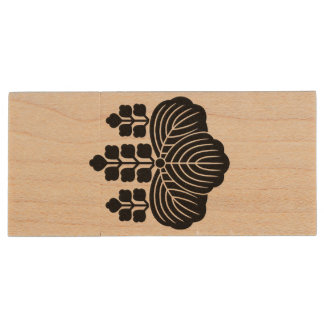 Connect with Prosperity, Go-Shichi no Kiri 五七の桐 Wood Flash Drive