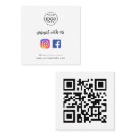 Connect with us Instagram Facebook Social Media QR Square Business Card Connect with us Instagram Facebook Social Media QR Square Business Card