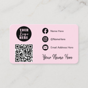 Connect with us Social Media QR Business Card