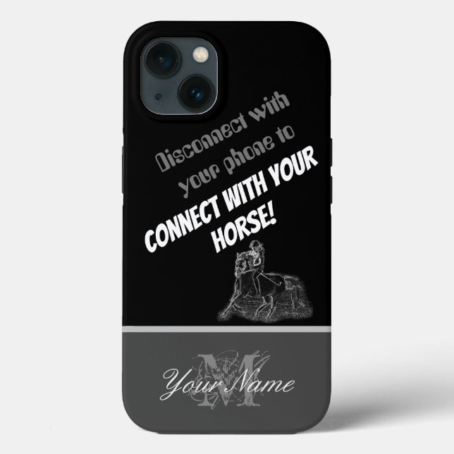 Connect with your horse! Case-Mate iPhone case (Back)