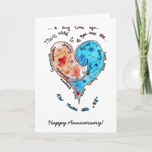 Connected Hearts socionics-inspired ESTJ/INFJ Card (Front)