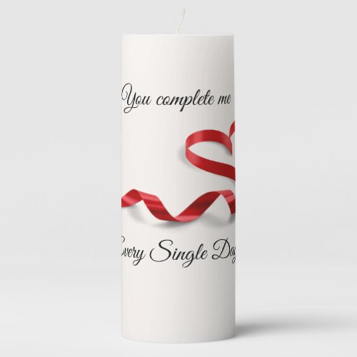 Connected Hearts Valentine Gifts Everyone 2026 Pillar Candle