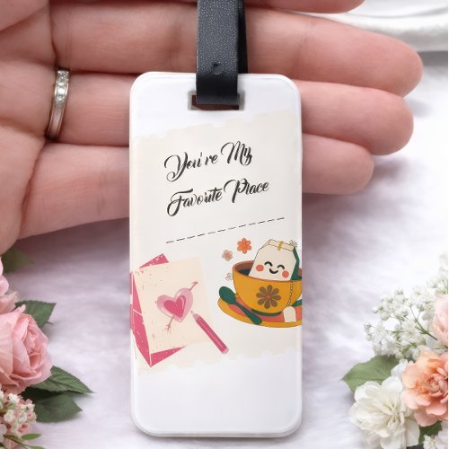 Connected Hearts Valentine Gifts for Everyone 2026 Luggage Tag