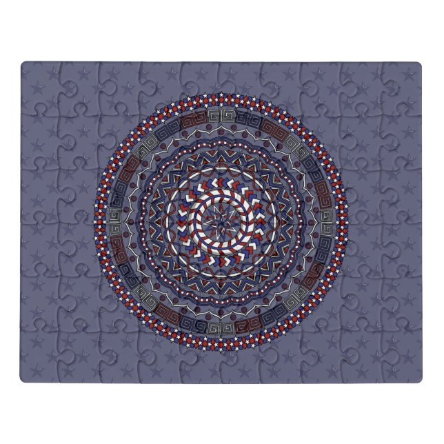 Connected Independence Day Acrylic Puzzle (Puzzle Horizontal)